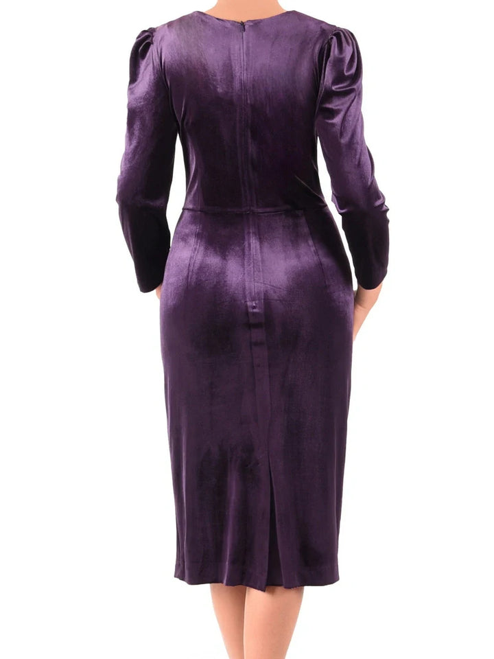 VÆRA™ | Welurowa sukienka świąteczna