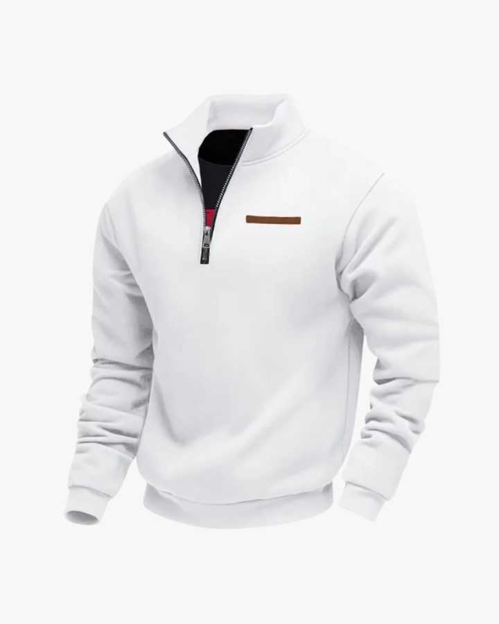 George Maglione Casual Sweater with Pile