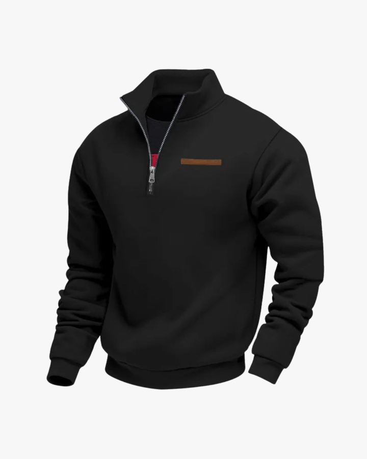 George Maglione Casual Sweater with Pile