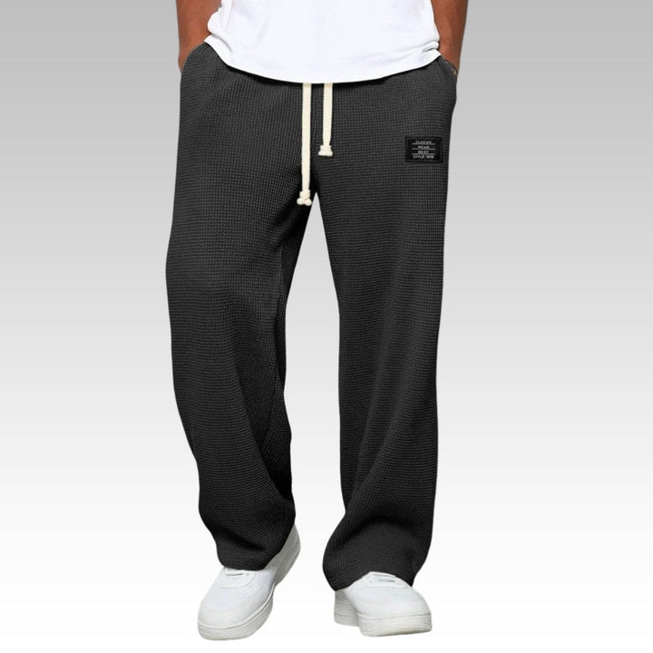 Samuel – Spodnie komfortowe z szerokimi nogawkami i regulowanym pasem