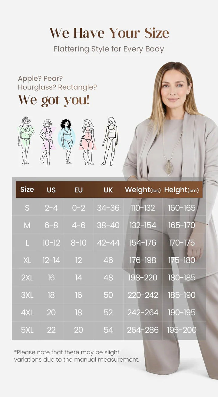 ⏳Specjalna oferta ograniczona czasowo⏰Elegancki 3-częściowy komplet końcowy długi kardigan, top i spodnie💞 