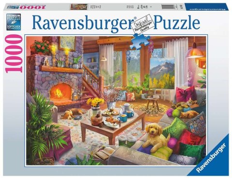 Ravensburger Puzzle 2D 1000 elementów: Przytulny pokój 17495