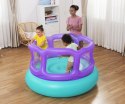 Bestway 52646 Dmuchany okrągły Zamek do skakania Laugh 'n Leap Bouncer 1.52m x 1.52m x 84cm