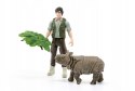 Schleich 42428 Wild Life Leśniczy z nosorożcem