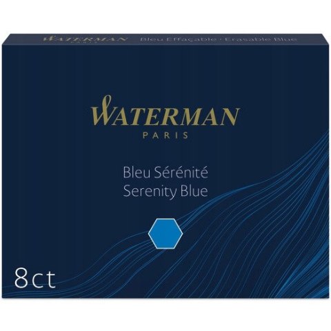 Naboje WATERMAN niebieskie (8szt.) S0110860