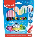 Flamastry MAPED COLORPEPS 12kolorów 845020