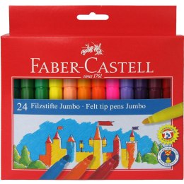 Flamastry ZAMEK JUMBO 24kol. opakowanie kartonowe FC554324 Faber-Castell