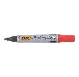 Marker permanentny 2000 czerwony BIC ECO okrągła końcówka 8209133