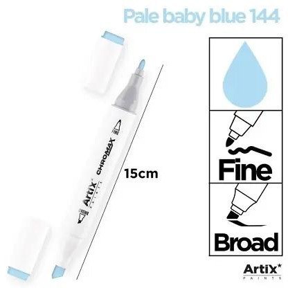 Marker alkoholowy dwustronny PALE BABY BLUE PP915-51 ARTIX