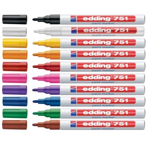 Marker lakierowy 1-2mm 751 złoty okrągła końcówka 751/053/ZL EDDING