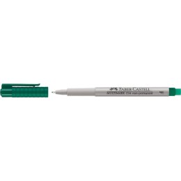 Marker nopermanent OHP zielony F 0,6mm 151463 FABER CASTELL