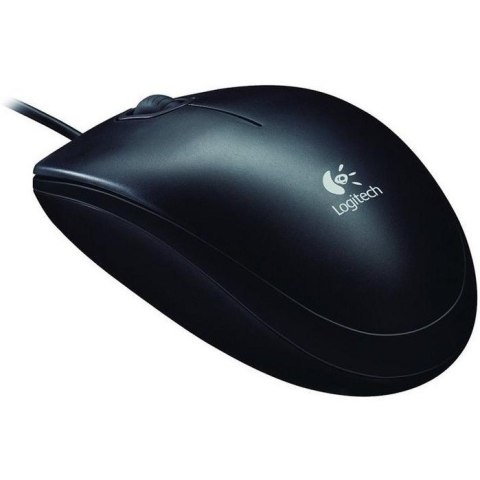 Mysz przewodowa LOGITECH B100 USB czarna 910-003357