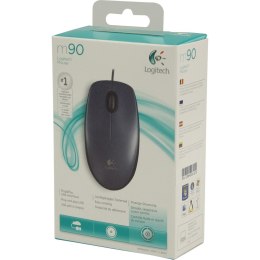 Mysz przewodowa LOGITECH M90 USB czarna 910-001793