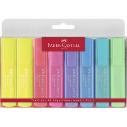 Zakreślacz 1546 pastelowe w etui 8sztuk 154681 FC FABER-CASTELL