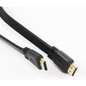 Kabel HDMI -> HDMI 3m v.1.4 4K płaski czarny OMEGA (41848)