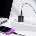 Kabel USB-C -> Lightning 1m 20W pleciony szary EVERACTIVE (CBB-1CIG)