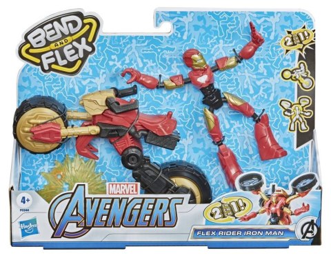 Hasbro Bend And Flex Iron Man z Motocyklem Marvel F0244