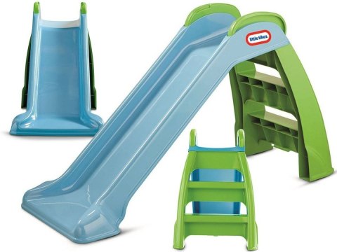 Little Tikes First slide pierwsza zjeżdżalnia zielono-błękitna