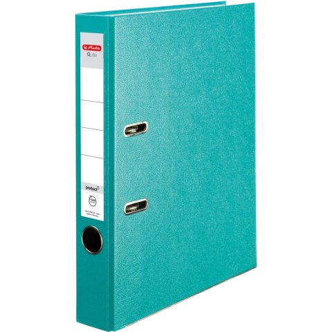 Segregator A4.5cm PP turkusowy Q FILE 11178951 HERLITZ