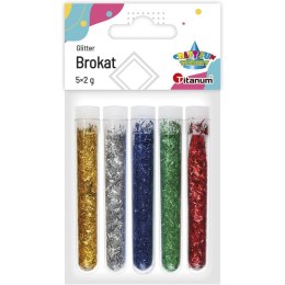 Brokat nitki 5x2g METALICZNE mix 260090 TITANUM