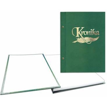 Kronika 310x420mm pionowa zielony złocony 319-079 WARTA