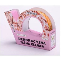 Taśma dekoracyjna RÓŻE 15mmx10m DT-425 DTA 15007