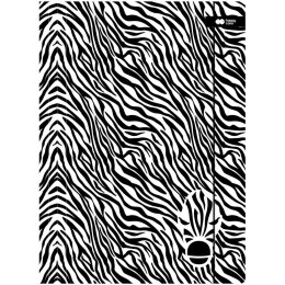 Teczka kartonowa z gumką BLACK&WHITE ZEBRA 24x31cm HA 7621 2431-BW02 HAPPY COLOR