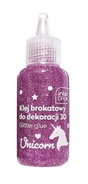 Klej brokatowy do dekoracji 3D 20ml UNICORN 24szt. INTERDRUK