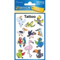 Naklejki tatuaże dla dzieci PTAKI 56762 Z-DESIGN KIDS TATTOO AVERY ZWECKFORM