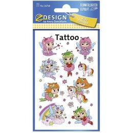 Naklejki tatuaże dla dzieci Wróżki 56768 Z-DESIGN KIDS TATTOO AVERY ZWECKFORM