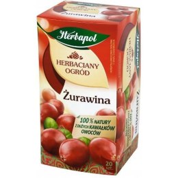 Herbata HERBAPOL owocowo-ziołowa Żurawina (20 saszetek) HERBACIANY OGRÓD