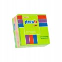 Bloczek STICK"N 51x51mm zielony-mix neon i pastel 21534