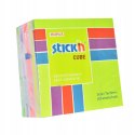 Bloczek STICK"N 76x76mm 400k mix zielony/żółty/różowy 21537