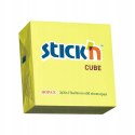 Bloczek STICK"N 76x76mm 400k żółty neonowy 21010