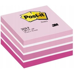 Bloczek samoprzylepny 76x76mm 450k różowy POST-IT 2028-P FT510093170 3M