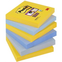 Bloczek samoprzylepny 76x76mm 90k mix kolorów (6szt) POST-IT Super Sticky New York 654-6SS-NY 70007042446 3M