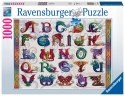 Ravensburger Puzzle 2D 1000 elementów: Alfabet smoków 16814