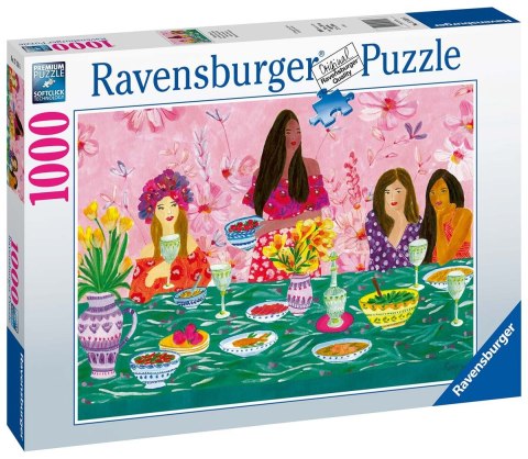 Ravensburger Puzzle 2D 1000 elementów: Dziewczyńske śniadanie 17131