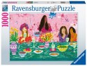 Ravensburger Puzzle 2D 1000 elementów: Dziewczyńske śniadanie 17131