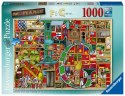 Ravensburger Puzzle 2D 1000 elementów: Niesamowity alfabet "F"&"G" 16761