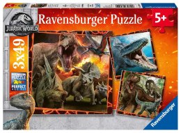 Ravensburger Puzzle dla dzieci 2D: Jurassic World 3x49 elementów 8054