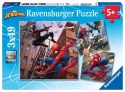 Ravensburger Puzzle dla dzieci 2D: Spiderman. 3x49 elementów 8025