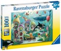 Ravensburger Puzzle dla dzieci 2D: Świat pod wodą 100 elementów 12972