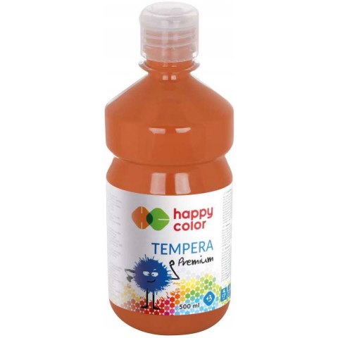 Farba TEMPERA Premium 500ml brązowa HAPPY COLOR HA 3310 0500-7