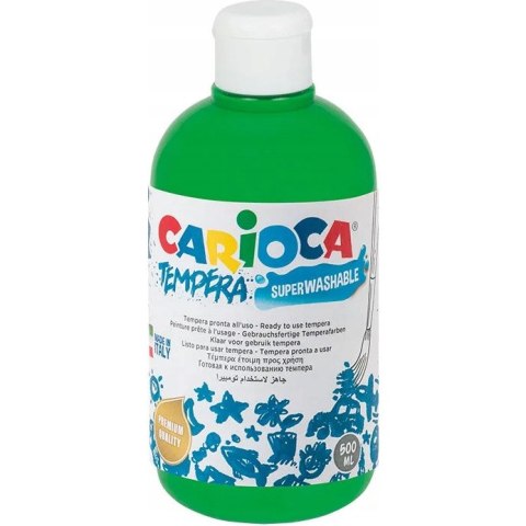 Farba TEMPERA zielona CARIOCA 500ml 170-2363