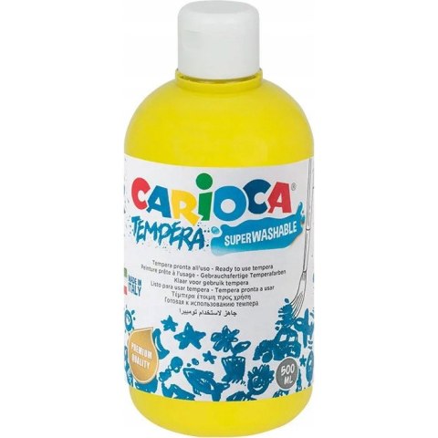 Farba TEMPERA żółta CARIOCA 500ml 40427/03