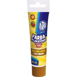 Farba plakatowa tuba 30 ml - jasno brązowa 83110912 ASTRA