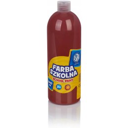 Farba szkolna Astra 1000 ml - brązowa 301217056 ASTRA