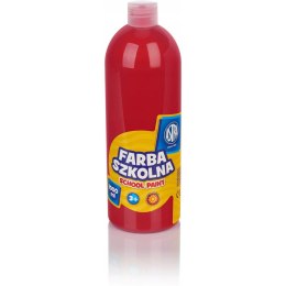 Farba szkolna Astra 1000 ml - czerwona 301217049 ASTRA