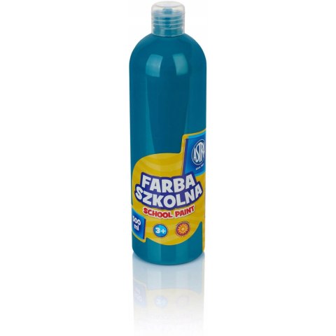 Farba szkolna Astra 500 ml - turkusowa 301112011 ASTRA